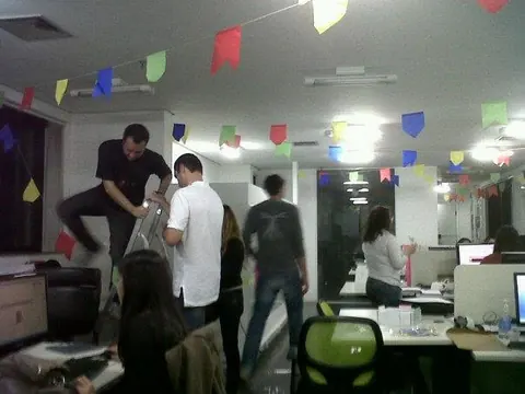 CookieWEB team at the agency's June festival, 2011.