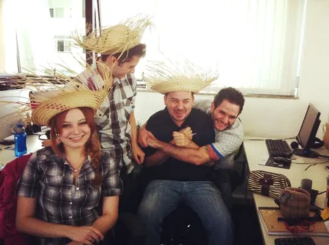 CookieWEB team at the agency's June festival, 2011.