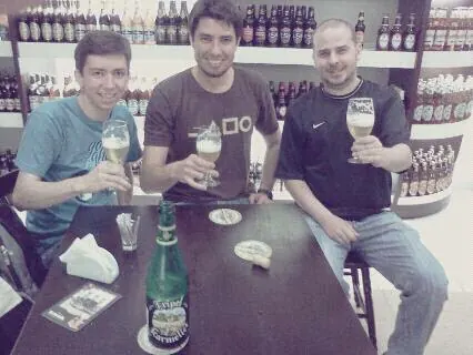 Marcelo Nicchio with members of the CookieWEB team.