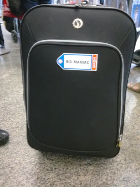 The “ROI Maniac” suitcase before Marcelo Nicchio's vacation, 2012.
