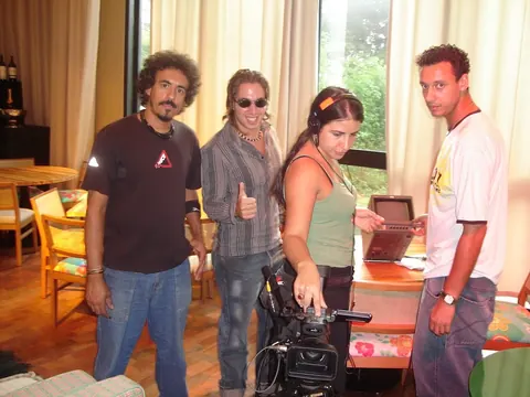 Carol Romano, André Beraldino and the team.