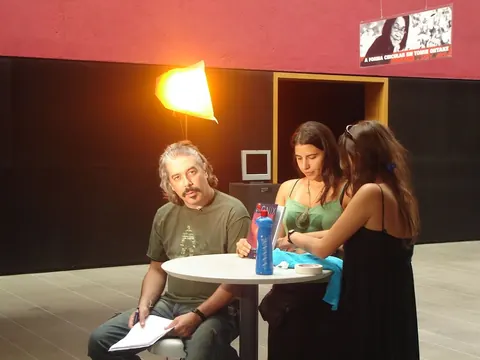 Paulão de Carvalho, Carol Romano and Camila Camargo.