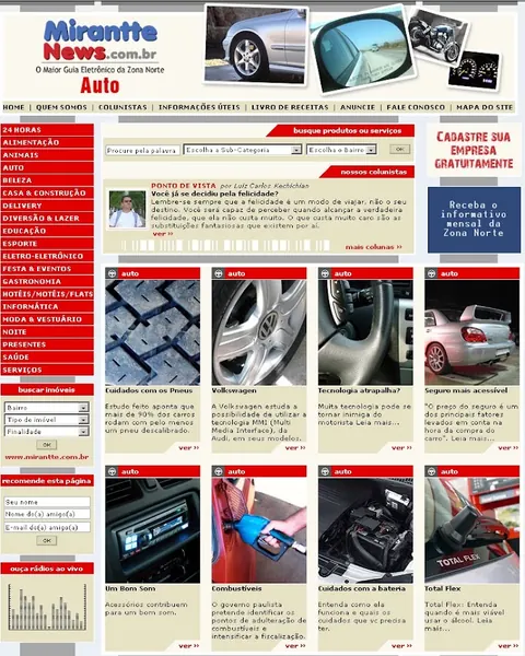 Mirantte News Auto category page.