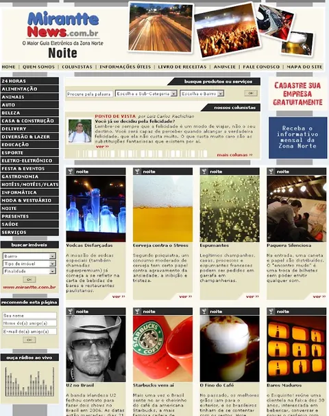 Mirantte News Nightlife category page.