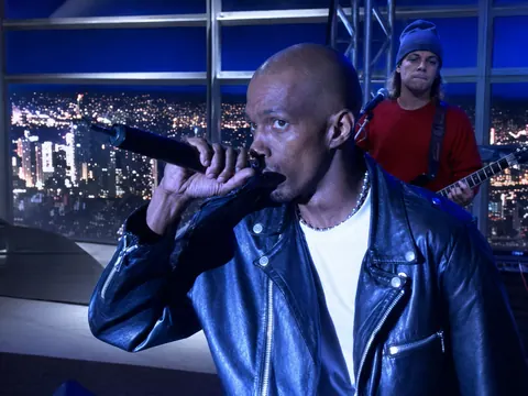 Coitado do Próximo on Programa do Jô, Rede Globo, 27 Jun. 2001 — photo 9.