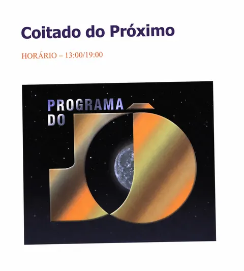 Coitado do Próximo on Programa do Jô, Rede Globo, 27 Jun. 2001 — photo 21.