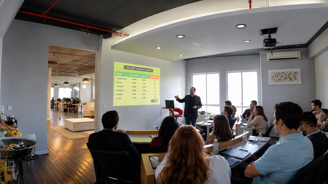 Record of the E-Commerce Brasil workshop during the BEST/Kenshoo period.
